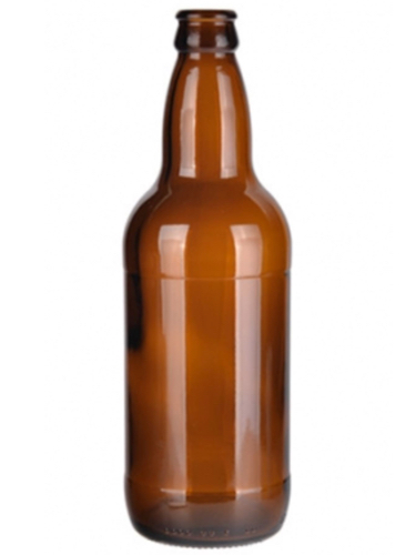 500ml Amber Beer Bottle with Crown Cap