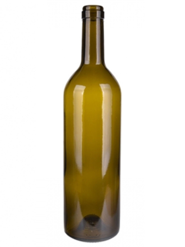 750ml Antique Green Wine Bottle 