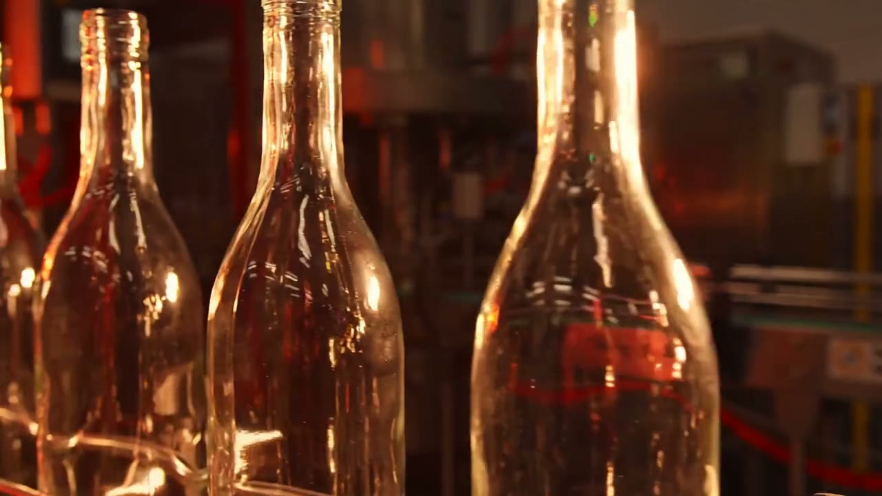 Wine bottles presented in a product showcase